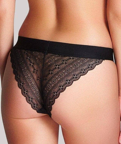 Panache Lyzy Tanga Brief - Black Knickers 