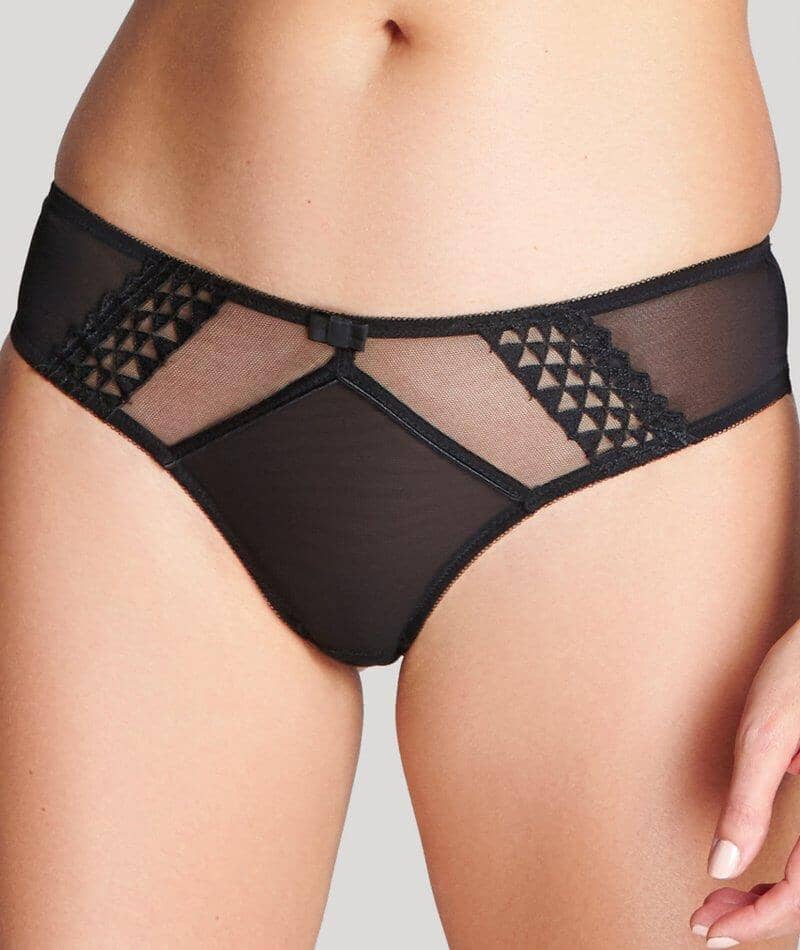 Panache Asher Brazilian Brief - Black Knickers  