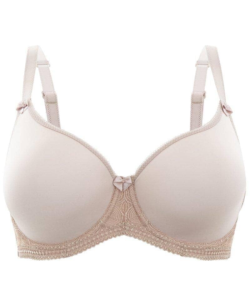 Panache Cari Moulded Spacer Underwired T-Shirt Bra - Champagne Bras 