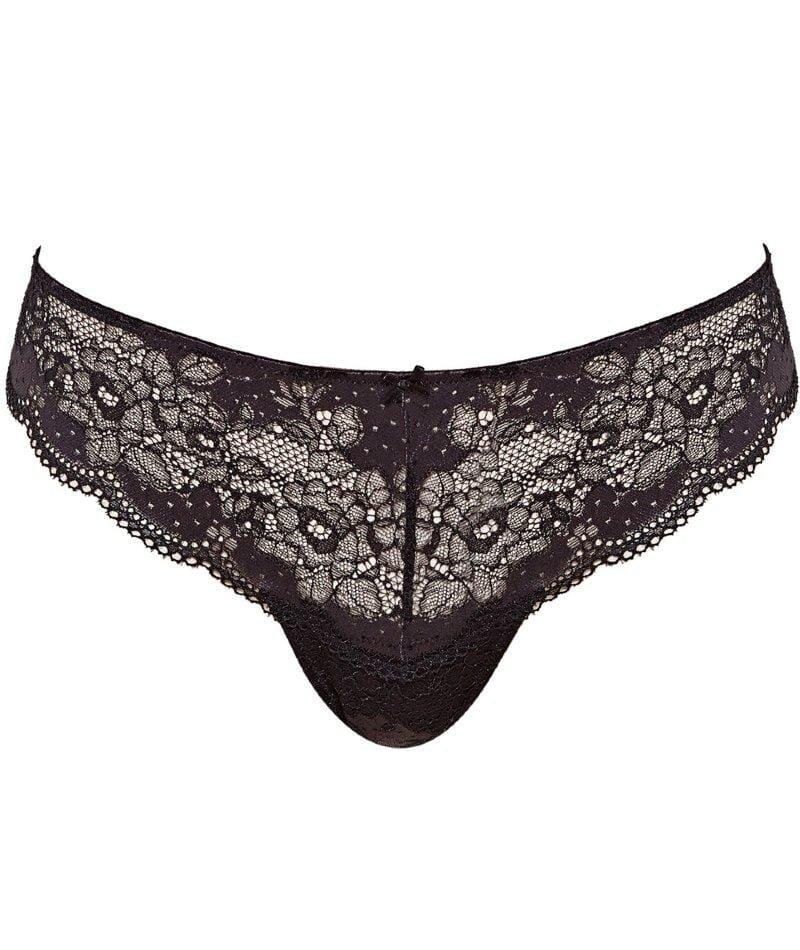 Panache Clara Thong - Black Knickers 