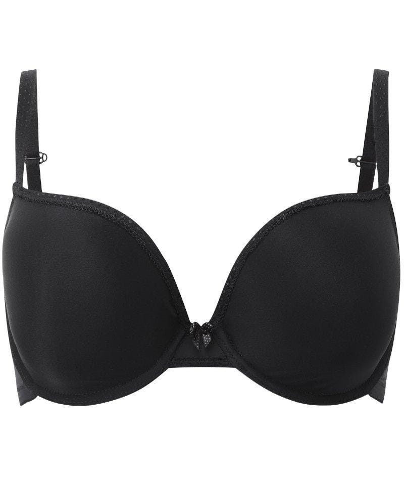 Panache Koko Moulded Plunge Underwired Bra - Black Bras 