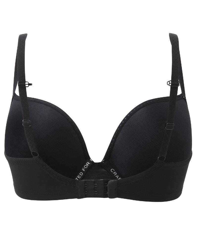 Panache Koko Moulded Plunge Underwired Bra - Black Bras 