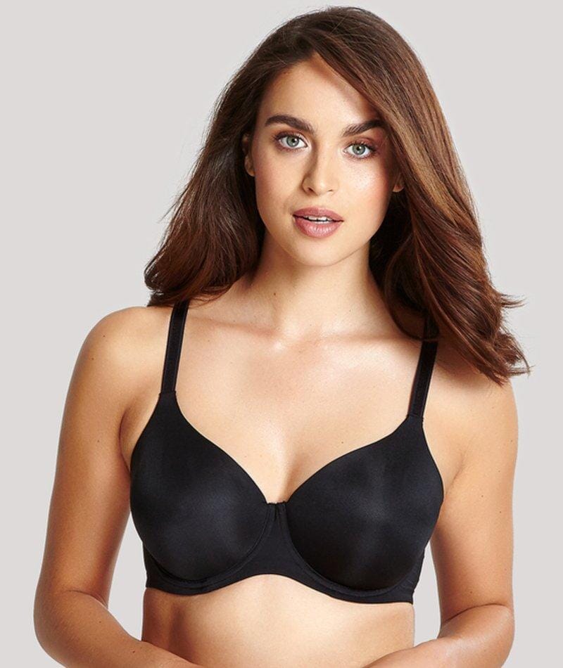 Panache Porcelain Elan Non Padded Underwired T-Shirt Bra - Black Bras 