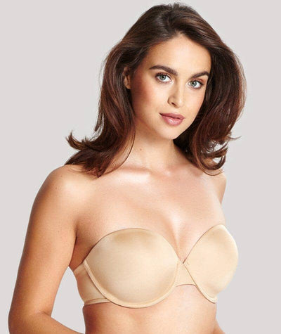 Panache Porcelain Elan Underwired Strapless Bra - Nude Bras 