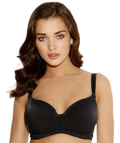 Freya Idol Underwire Moulded Balcony Bra - Black Bras 