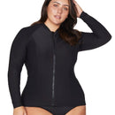 Artesands Hues Seurat Sun Safe Long Sleeve Rash Top - Black