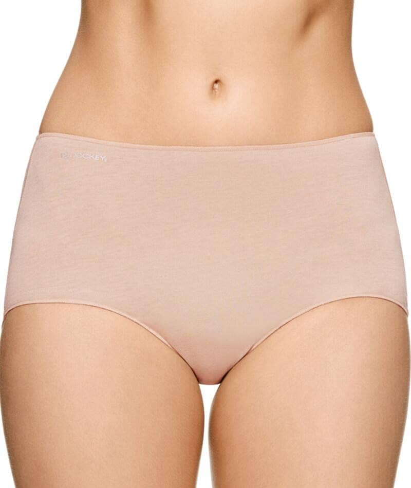 Jockey No Panty Line Promise Next Generation Cotton Full Brief - Silk Beige Knickers 