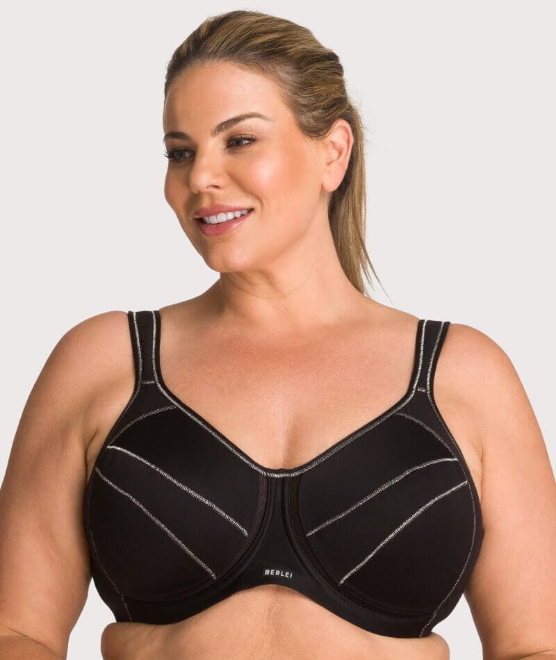 Berlei Full Focus Sport Underwire Bra - Black Bras 