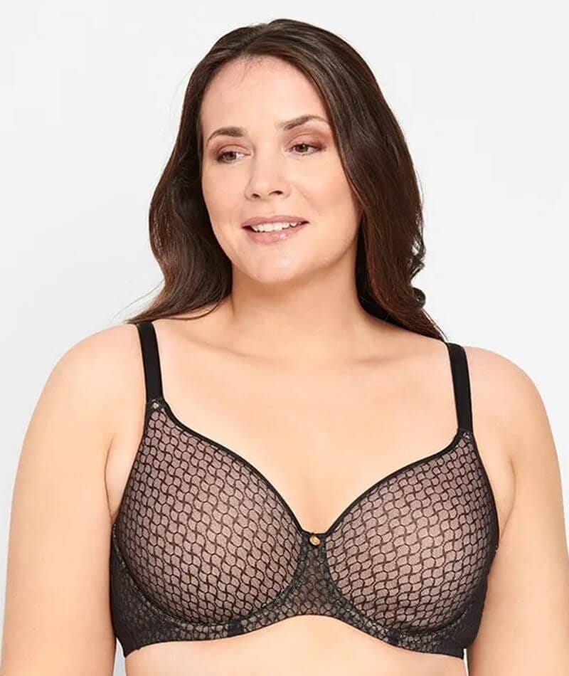Berlei Lift & Shape T-Shirt Mesh Bra - Black Bras  