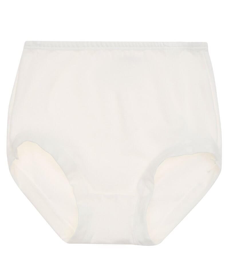 Bonds Cottontails Full Brief With Lycra - White Knickers 