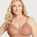 Glamorise Bramour Gramercy Luxe Lace Wire-Free Bralette - Cappuccino