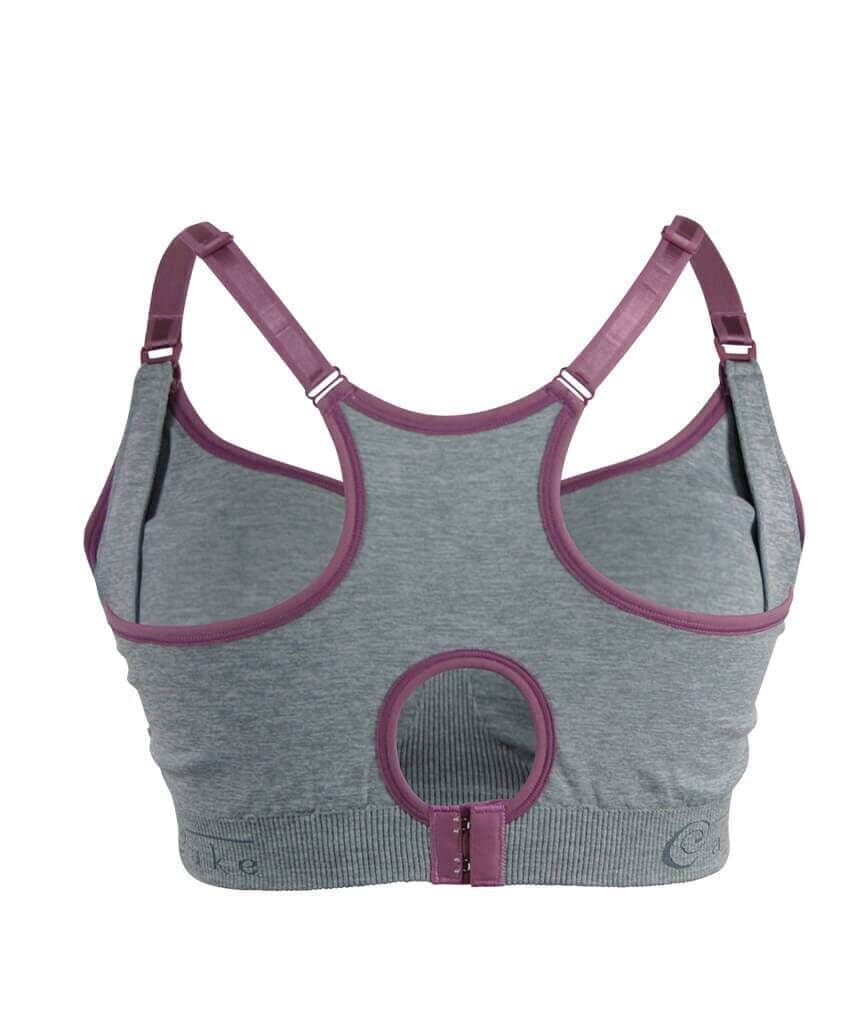 Cake Maternity Cotton Candy Seamless Sleep & Yoga Wirefree Nursing Bra - Heather Grey Bras 