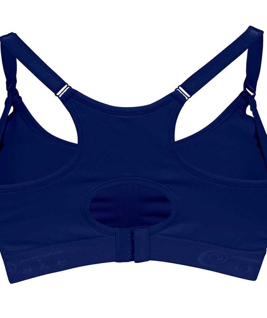 Cake Maternity Cotton Candy Seamless Sleep & Yoga Wirefree Nursing Bra - Navy Blue Bras 