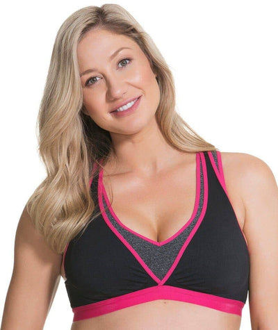 Cake Maternity Lotus Yoga & Hands Free Pumping B-F Cup Wirefree Bra - Fuchsia Bras 