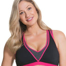 Cake Maternity Lotus Yoga & Hands Free Pumping B-F Cup Wire-Free Bra - Fuchsia