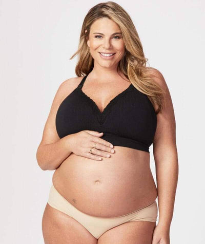 Cake Maternity Tutti Frutti E-FF Cup Wirefree Nursing Bra - Black Bras 