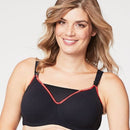 Cake Maternity Zest Flexi Wire High Impact Maternity & Nursing Sports Bra - Black