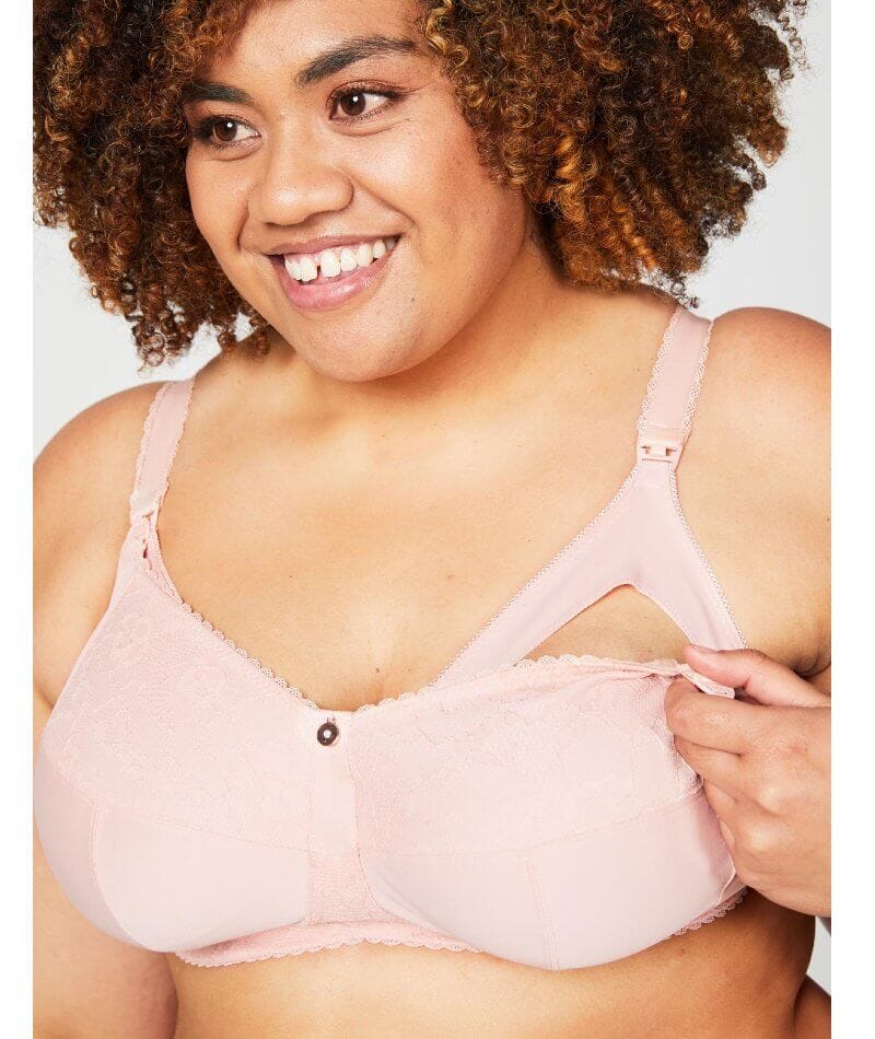 Cake Maternity Tea Wirefree Soft Cup Nursing Bra - Blush Bras 