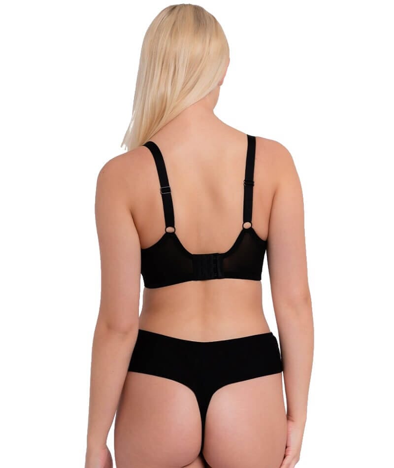 Curvy Kate Centre Stage Deep Thong - Black Knickers 