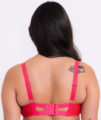 Curvy Kate Elementary Balcony Bra - Red/Pink