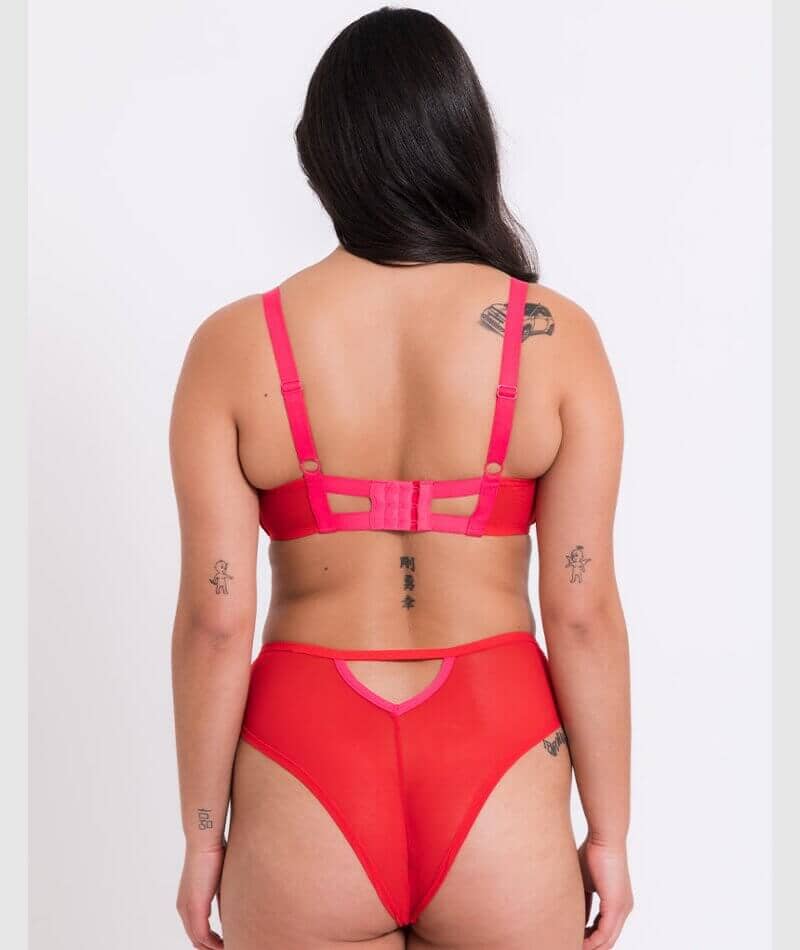 Curvy Kate Elementary Balcony Bra - Red/Pink