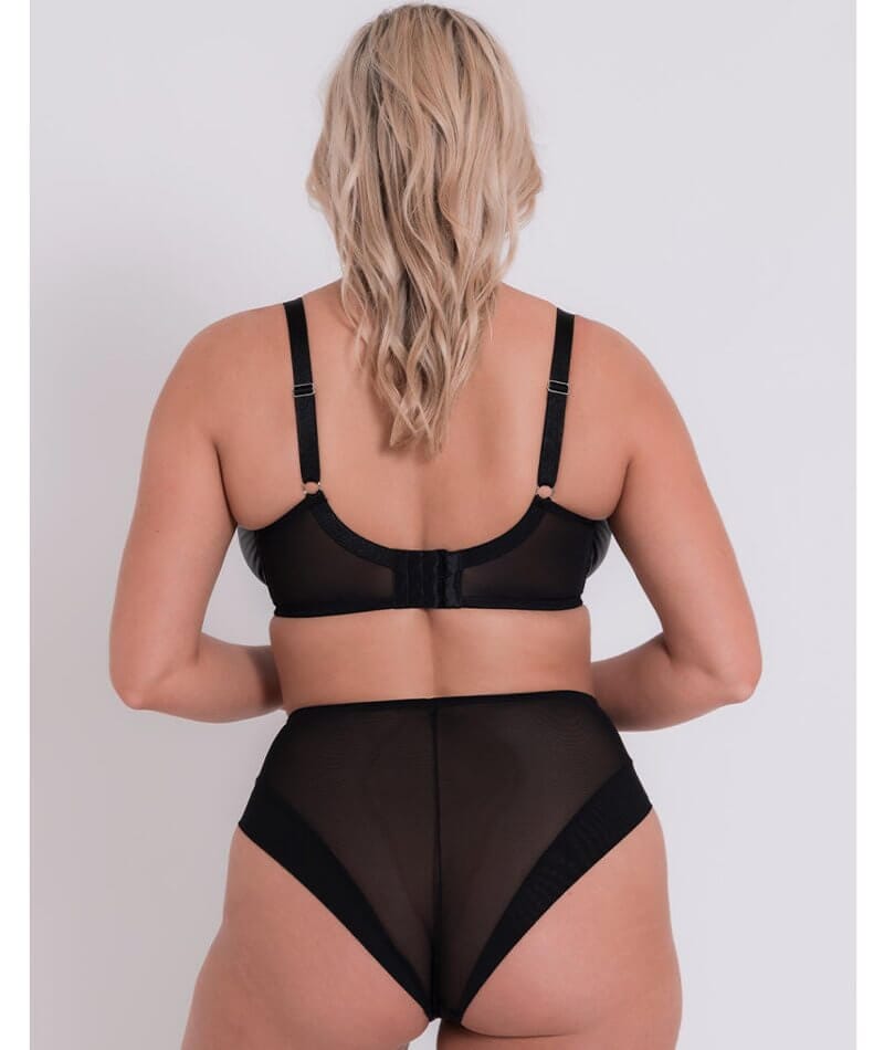 Curvy Kate Enclose High Waist Brief - Black Knickers 