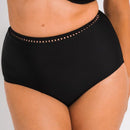 Curvy Kate First Class High Waist Bikini Bottom - Black