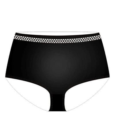 Curvy Kate First Class High Waist Bikini Bottom - Black Swim 