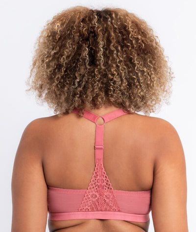 Curvy Kate Front and Centre Wirefree Bralette - Rose Bras 