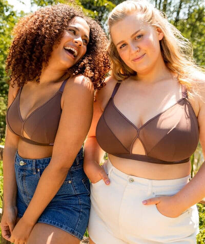 Curvy Kate Get Up and Chill Wirefree Bralette - Cocoa Bras 