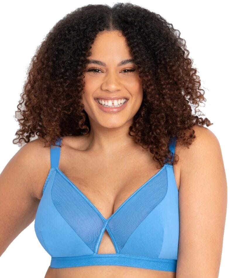 Curvy Kate Get Up and Chill Wirefree Bralette - Denim Blue Bras 