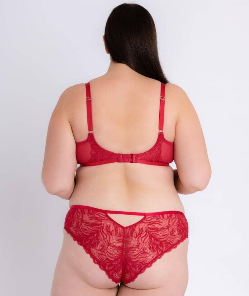 Curvy Kate Lace Daze Balcony Bra - Lipstick Red Bras 