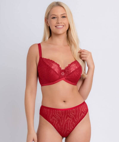 Curvy Kate Lace Daze Balcony Bra - Lipstick Red Bras 