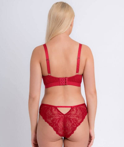 Curvy Kate Lace Daze Brazilian Brief - Lipstick Red Knickers 