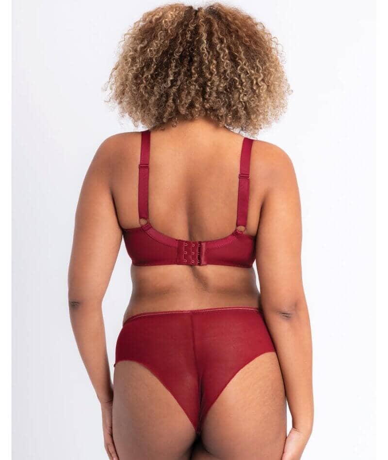 Curvy Kate Lifestyle Plunge Bra - Deep Red Bras 