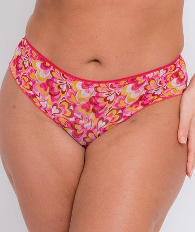 Curvy Kate Lifestyle Short - Pink Hearts Multicolour Knickers 