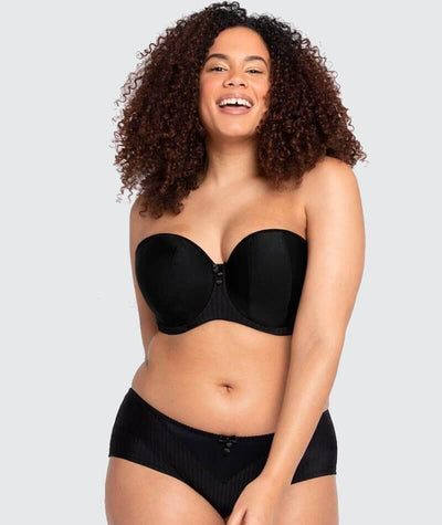 Curvy Kate Luxe Strapless Bra 2 Pack - Biscotti/Black Bras 