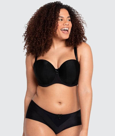 Curvy Kate Luxe Strapless Bra 2 Pack - Biscotti/Black Bras 