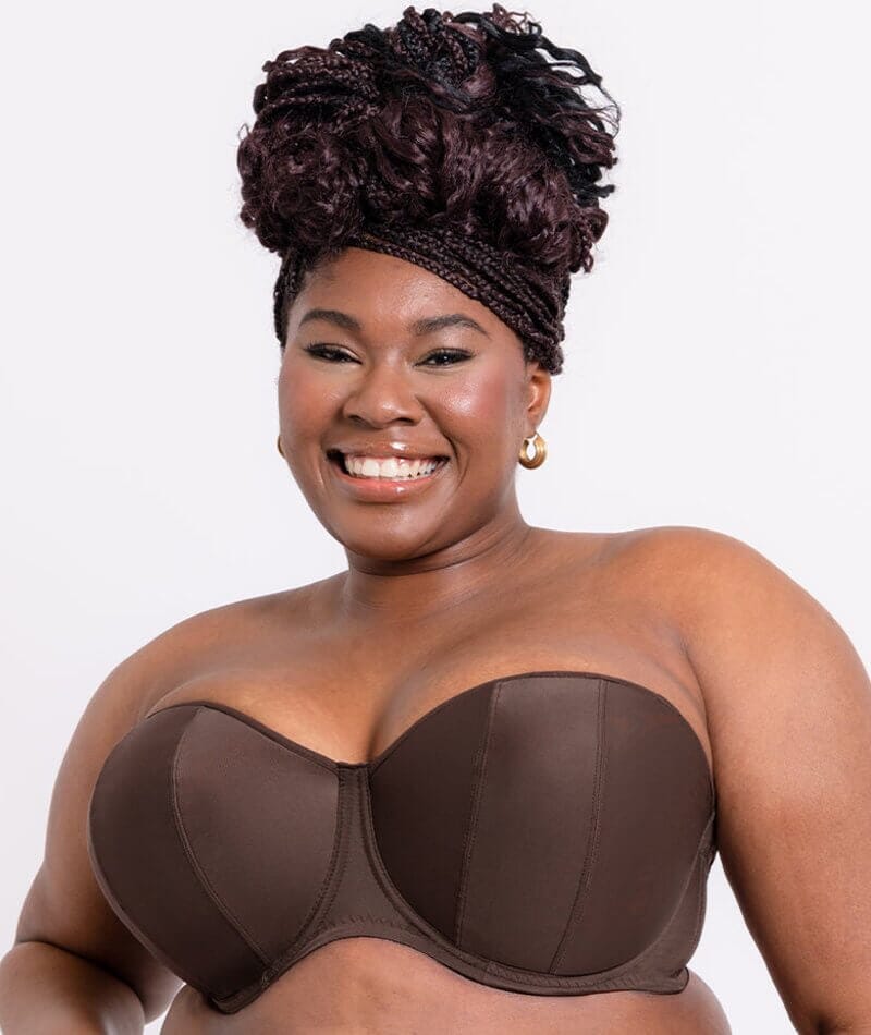 Curvy Kate Luxe Strapless Bra - Cocoa Bras  