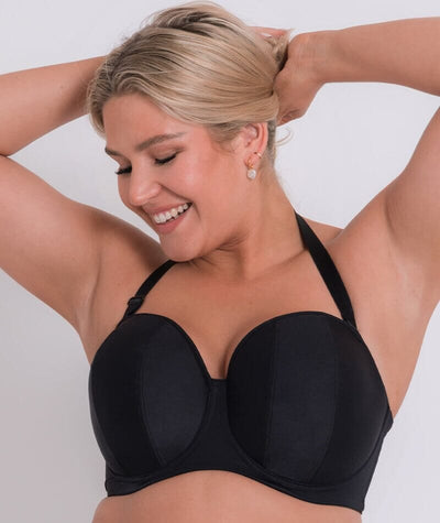 Curvy Kate Luxe Strapless Bra - Jet Black Bras 