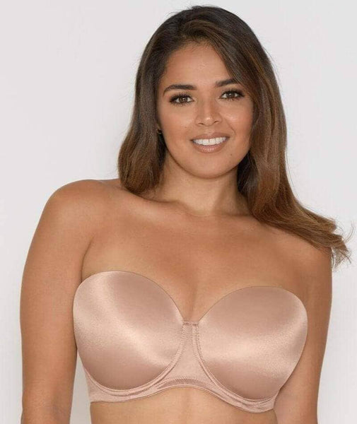 Elomi Smooth Strapless Bra 4300 Underwired Moulded Multiway Plus Size Bras