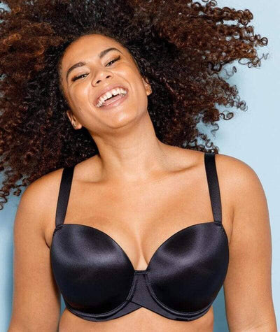 Curvy Kate Smoothie T-Shirt Balcony Moulded Bra - Black Bras 