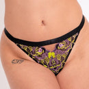 Curvy Kate Stand Out Thong - Black Multi
