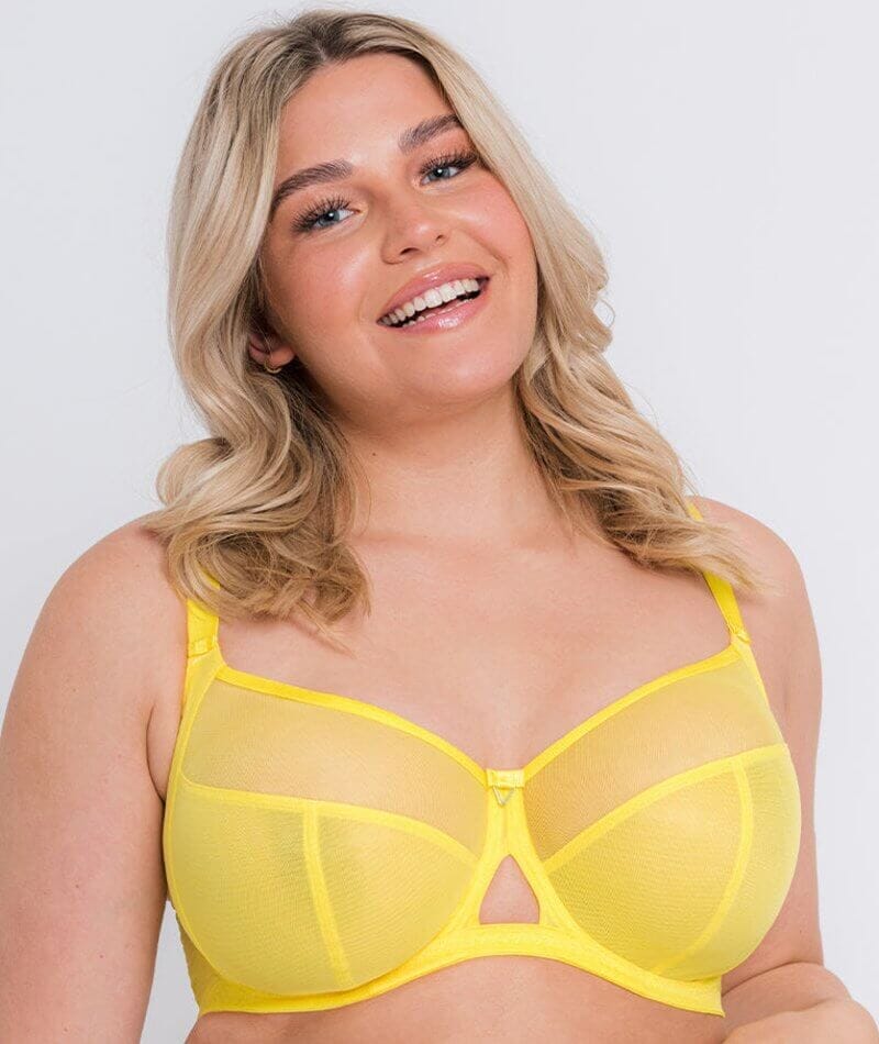 Curvy Kate Victory Balcony Bra - Citron Yellow Bras 