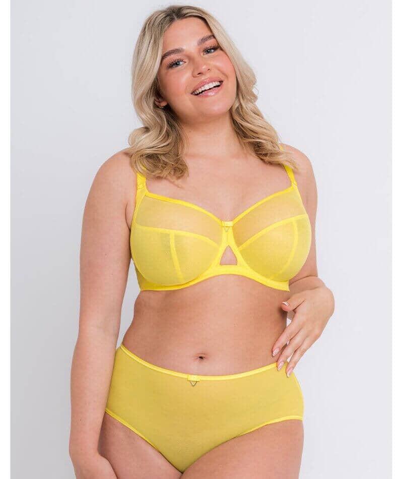 Curvy Kate Victory Balcony Bra - Citron Yellow Bras 