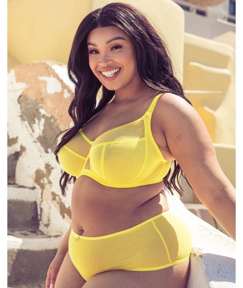 Curvy Kate Victory Balcony Bra - Citron Yellow Bras 