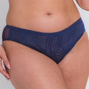 Curvy Kate Wonderfull Vibe High Leg Brief - Navy Blue