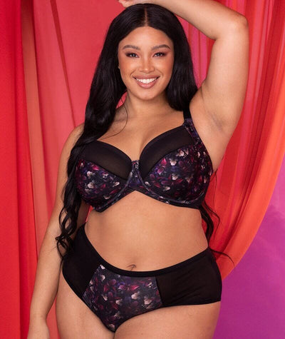 Curvy Kate Wonderfully Full Cup Bra - Black Floral
