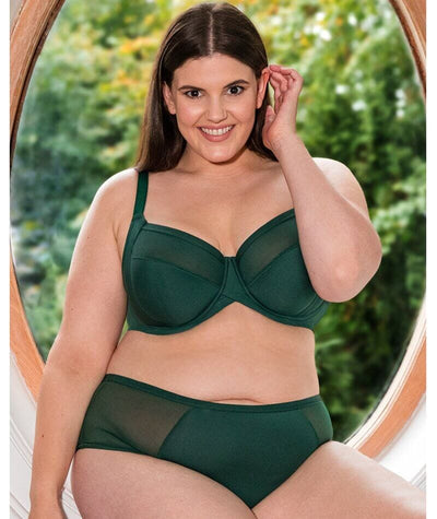 Curvy Kate Wonderfully Short - Forest Green Knickers 