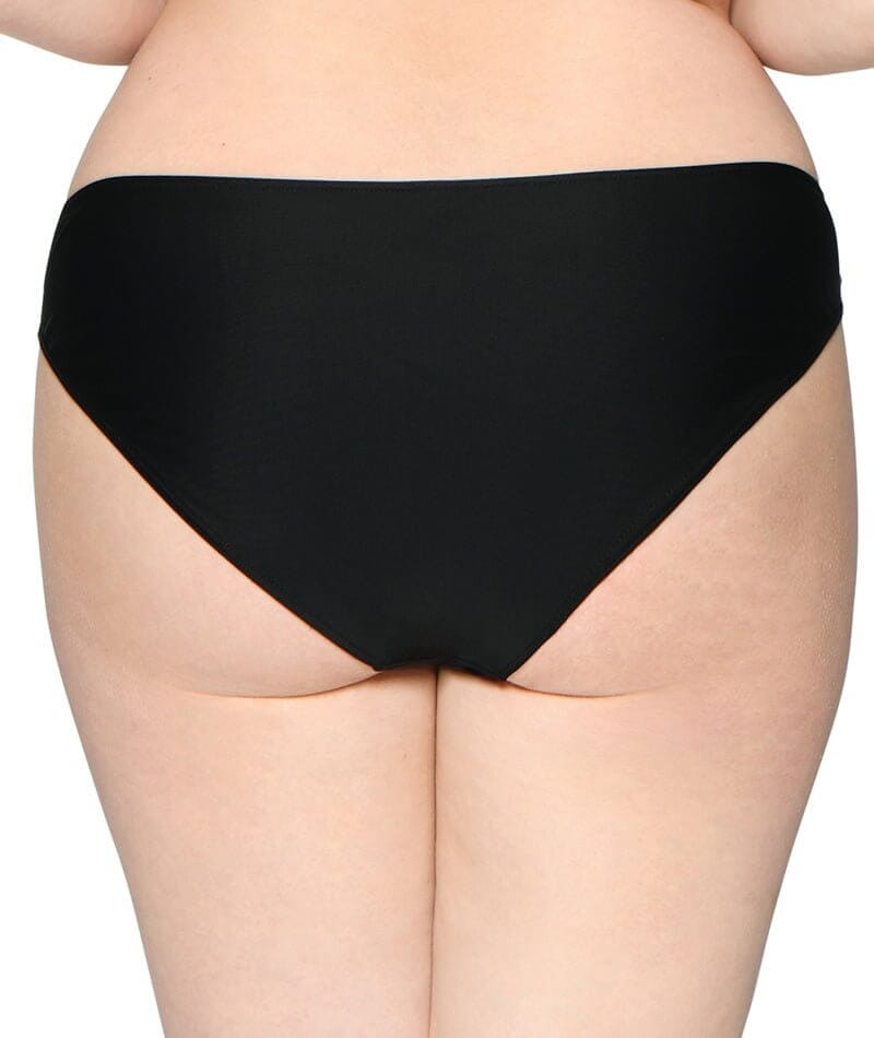 Curvy Kate Wrapsody Bikini Brief - Black Swim 